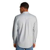 Camicia Uomo Tommy Jeans Oxford Bianco Azzurro | NonSoloSport