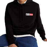 Felpa Uomo Tommy Jeans Logo Nero | NonSoloSport