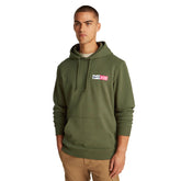 Felpa Uomo Tommy Jeans Logo Verde | NonSoloSport