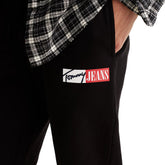 Pantalone Jogger Uomo Tommy Jeans Slim Logo Nero | NonSoloSport