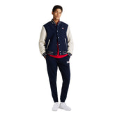 Pantalone Jogger Uomo Tommy Jeans Slim Logo Blu | NonSoloSport