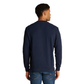 Felpa Uomo Tommy Jeans Logo Firma Blu | NonSoloSport