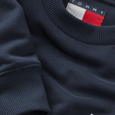 Felpa Uomo Tommy Jeans Logo Firma Blu | NonSoloSport