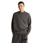Felpa Uomo Tommy Jeans Relaxed Nero | NonSoloSport