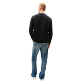 Felpa Uomo Tommy Jeans Badge Nero | NonSoloSport