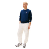 Felpa Uomo Tommy Jeans Badge Blu | NonSoloSport
