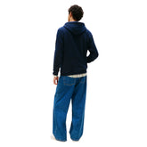 Felpa Uomo Tommy Jeans Linear Logo Blu | NonSoloSport