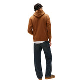 Felpa Uomo Tommy Jeans Linear Logo Marrone | NonSoloSport