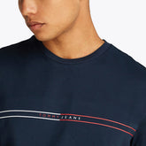 T-Shirt Uomo Tommy Jeans Slim Entry Graphic Blu Navy | NonSoloSport