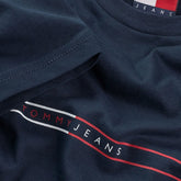 T-Shirt Uomo Tommy Jeans Slim Entry Graphic Blu Navy | NonSoloSport