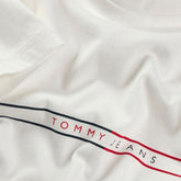 T-Shirt Uomo Tommy Jeans Slim Entry Graphic Bianco Ecru | NonSoloSport