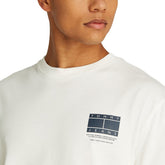 T-Shirt Uomo Tommy Jeans Dna Graphic Bianco Ecru | NonSoloSport