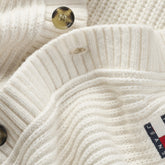 Cardigan Uomo Tommy Jeans Logo Bianco Gesso | NonSoloSport