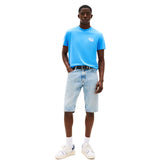T-Shirt Uomo Tommy Jeans 3D Logo Blu | NonSoloSport