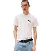 T-Shirt Uomo Tommy Jeans 3D Logo Bianco | NonSoloSport