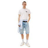 T-Shirt Uomo Tommy Jeans 3D Logo Bianco | NonSoloSport