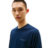 Maglia Uomo Tommy Jeans Slim Fit Blu | NonSoloSport