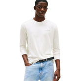 Maglia Uomo Tommy Jeans Slim Fit Bianco | NonSoloSport