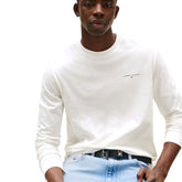 Maglia Uomo Tommy Jeans Slim Fit Bianco | NonSoloSport