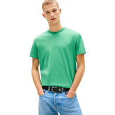 T-Shirt Uomo Tommy Jeans Linear Logo Verde | NonSoloSport