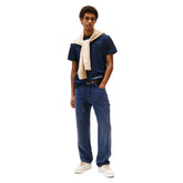 T-Shirt Uomo Tommy Jeans Slim Fit Blu | NonSoloSport
