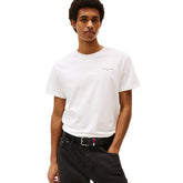 T-Shirt Uomo Tommy Jeans Slim Fit Bianco | NonSoloSport
