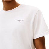 T-Shirt Uomo Tommy Jeans Slim Fit Bianco | NonSoloSport