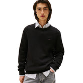 Maglione Uomo Tommy Jeans Slim Fit Nero | NonSoloSport