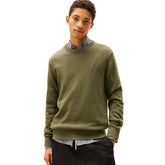 Maglione Pullover Uomo Tommy Jeans Slim Fit Verde | NonSoloSport