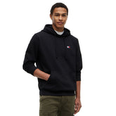 Felpa Uomo Tommy Jeans Regular Badge Nero | NonSoloSport