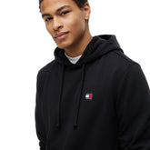 Felpa Uomo Tommy Jeans Regular Badge Nero | NonSoloSport