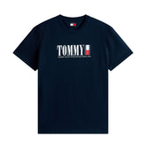 T-Shirt Uomo Tommy Jeans Logo Blu | NonSoloSport