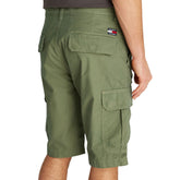 Short Cargo Tommy Jeans Twill Otis Uomo Verde Militare | NonSoloSport