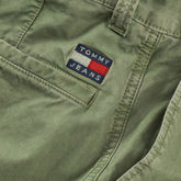 Short Cargo Tommy Jeans Twill Otis Uomo Verde Militare | NonSoloSport