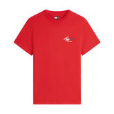 T-Shirt Uomo Tommy Jeans Logo Signature Rosso | NonSoloSport