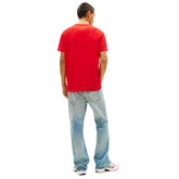 T-Shirt Uomo Tommy Jeans Signature Logo Rosso | NonSoloSport