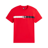 T-Shirt Uomo Tommy Jeans Signature Logo Rosso | NonSoloSport