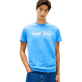 T-Shirt Uomo Tommy Jeans Logo Azzurro | NonSoloSport