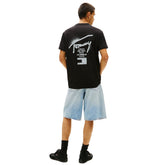 T-Shirt Uomo Tommy Jeans Signature Back Logo Nero | NonSoloSport