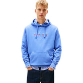 Felpa Uomo Tommy Jeans Logo Azzurro | NonSoloSport
