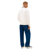 Felpa Uomo Tommy Jeans Big Flag Bianco | NonSoloSport