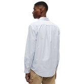 Camicia Uomo Tommy Jeans Stripe Oxford Bianco Azzurro | NonSoloSport