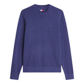 Maglione Uomo Tommy Jeans Light Slim Logo Extended Blu | NonSoloSport