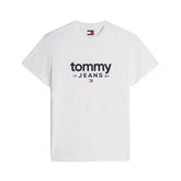 T-Shirt Uomo Tommy Jeans Slim Graphic Bianco | NonSoloSport