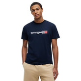 T-Shirt Uomo Tommy Jeans Regular Entry DNA Blu | NonSoloSport