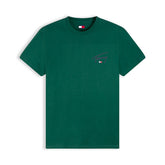 T-Shirt Uomo Tommy Jeans Signature Verde | NonSoloSport
