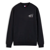 Felpa Uomo Tommy Jeans Entry Signature Nero | NonSoloSport