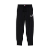 Pantalone Jogger Uomo Tommy Jeans Signature Nero Bianco | NonSoloSport