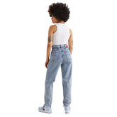 Tommy Jeans Pantalone Denim Mom L32 Donna Grigio | NonSoloSport