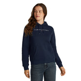 Felpa Donna Tommy Jeans Logo Ricamo Blu | NonSoloSport